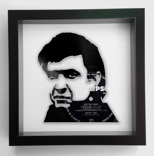 Johnny Cash - The Fabulous Johnny Cash - Vinyl Record Art 1958