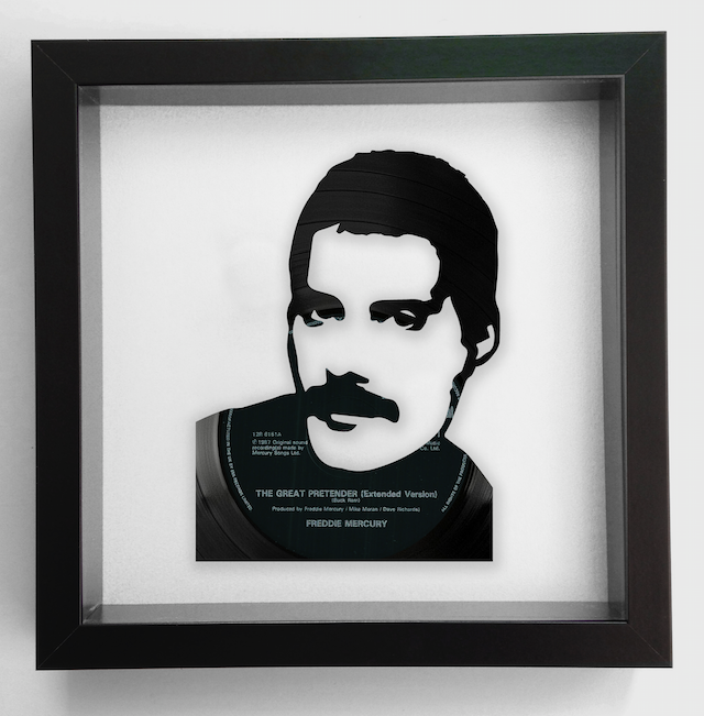 Freddie Mercury 'The Great Pretender' Queen Vinyl Record Art 1987