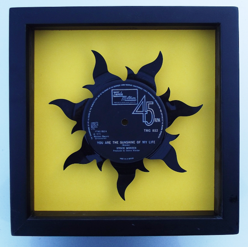 Stevie Wonder - You Are the Sunshine of My Life - Motown Vinyl Record Art 1973