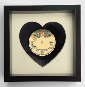Fleetwood Mac 'Say You Love Me' Heart Vinyl Record Art