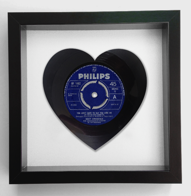 Dusty Springfield - You Don't Have to Say You Love Me - Heart Shaped Vinyl Art 1966