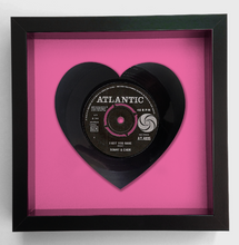 Laden Sie das Bild in den Galerie-Viewer, Sonny and Cher - I Got You Babe - Heart Vinyl Record Art 1965