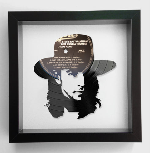 Stevie Ray Vaughan - Texas Flood - Vinyl Record Art 1983