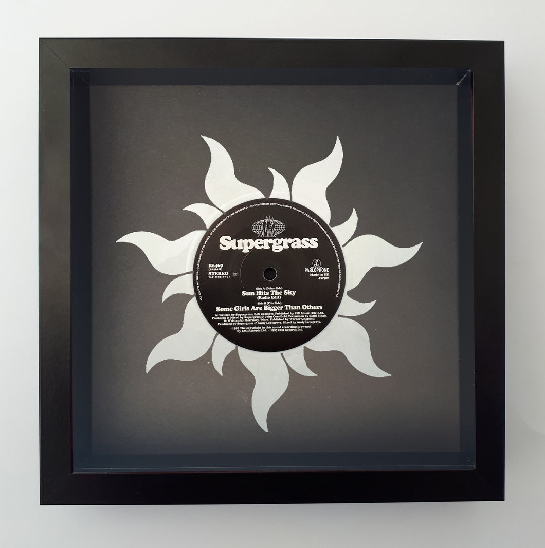Supergrass - Sun Hits The Sky - Vinyl Record Art 1997