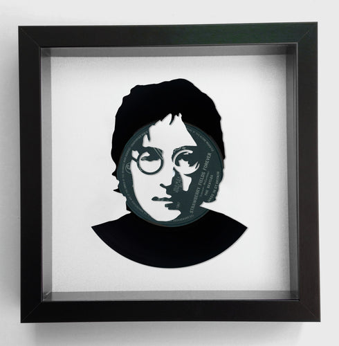 John Lennon - The Beatles - Strawberry Fields Vinyl Art 1967