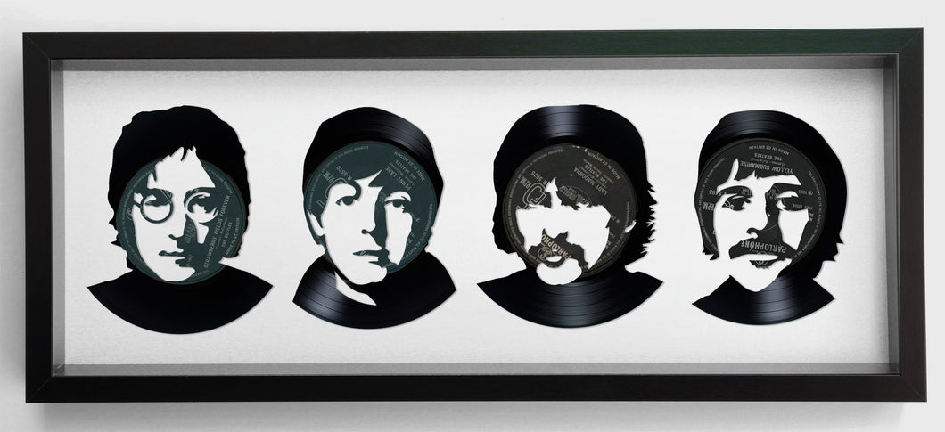 The Beatles Single Vinyl Art Collection - Single Frame - Limited Edition