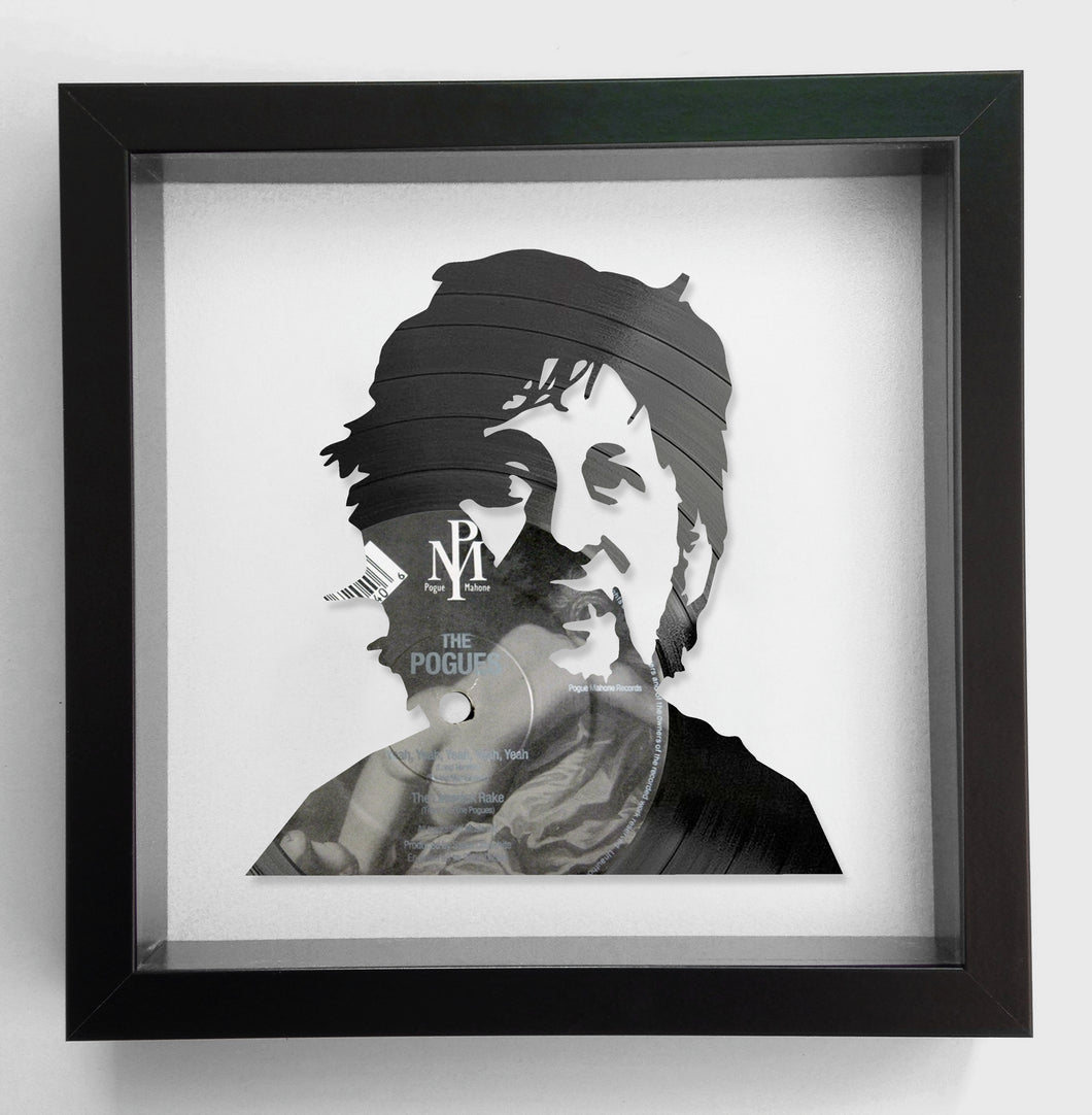 Shane MacGowan from The Pogues - Irish Rover - Vinyl Record Art 1987
