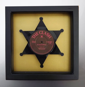 The Clash 'Bankrobber' Sheriff Vinyl Record Art 1980