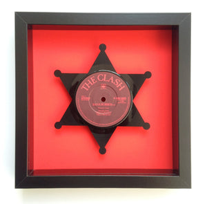 The Clash 'Bankrobber' Sheriff Vinyl Record Art 1980