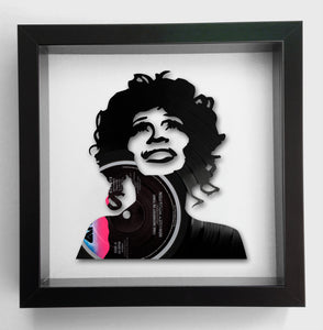 Whitney Houston - One Moment in Time - Original Vinyl Record Art 1988