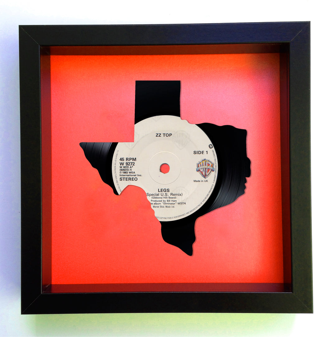 ZZ Top - Legs - Texas Vinyl Record Art 1984