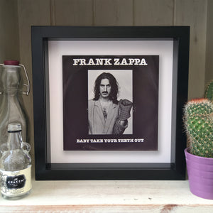 Frank Zappa - Baby, Take Your Teeth Out - Framed Artwork Picture Sleeve 1984