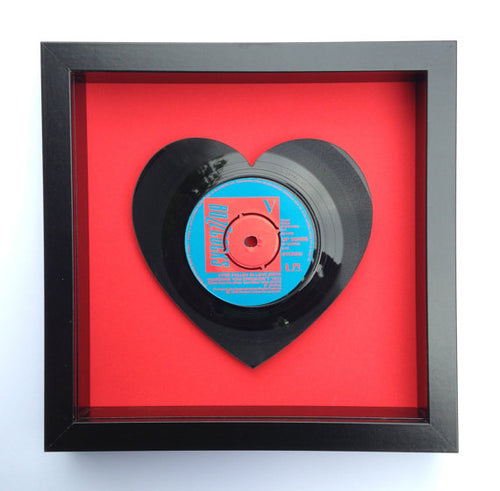 The Buzzcocks 'Ever Fallen In Love With Someone' Heart Shaped Vinyl Record Art 1978