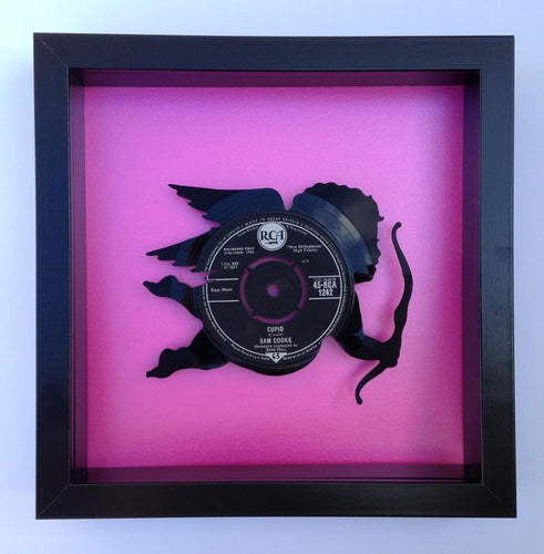 Sam Cooke 'Cupid' Valentine Vinyl Record Art 1961