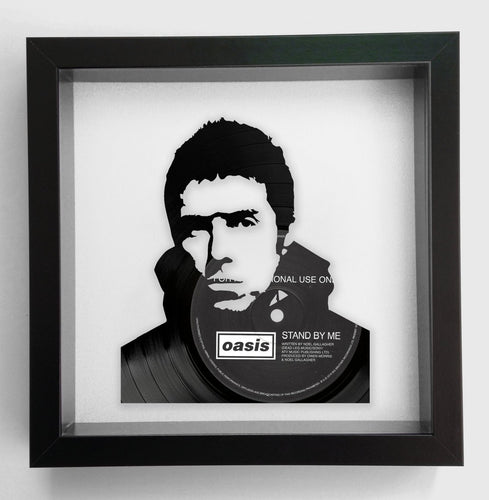 Liam Gallagher Oasis - Stand By Me - Original Framed Vinyl Record Art 1997